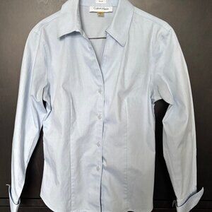 Light Blue Calvin Klein Collared Shirt